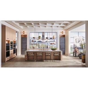 Monogram Minimalist Series 30 in. 1.7 cu. ft. Smart Speed/ Steam Electric Single Wall Oven with True European Convection & Sensor Cooking - Stainless Steel, , hires