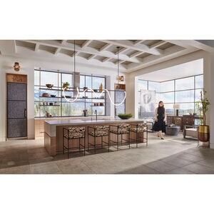 Monogram 30 in. 16.7 cu. ft. Built-in Smart Upright Freezer with Ice-Maker & Adjustable Shelves - Custom Panel Ready, , hires