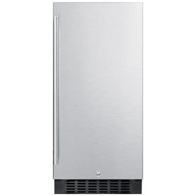 Summit 15 in. 2.9 cu. ft. Undercounter Refrigerator - Stainless Steel with Black Cabinet | FF1532BSS