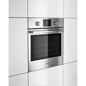 Bosch 500 Series 30 in. 4.6 cu. ft. Electric Single Wall Oven with True European Convection - Stainless Steel, , hires