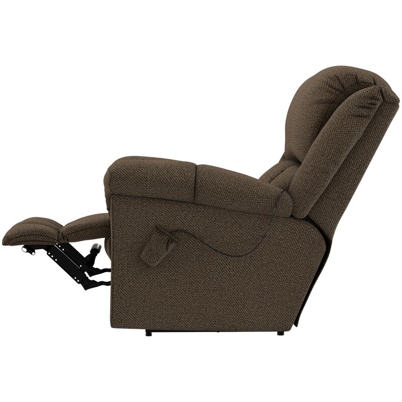 Catnapper Blarney Power Wall Hugger Recliner with Heat & Massage - Chocolate, Chocolate, hires