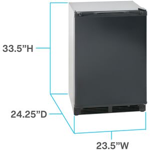 Avanti 24 in. 5.2 cu. ft. Mini Fridge with Freezer Compartment - Black, , hires