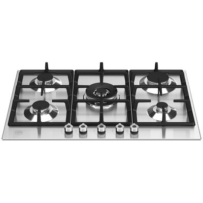 Bertazzoni Professional Series 30 in. Gas Cooktop with 5 Sealed Burners - Stainless Steel | PROF305CTXV