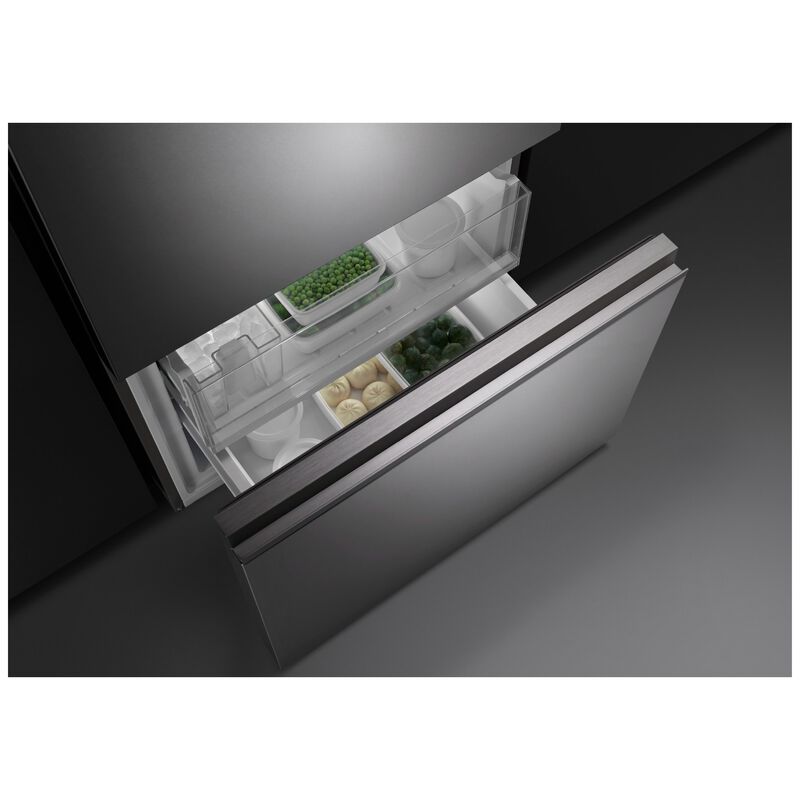 Fisher & Paykel Series 7 31 in. 18.2 cu. ft. Counter Depth Bottom Freezer Refrigerator with Ice Maker - Stainless Steel, , hires