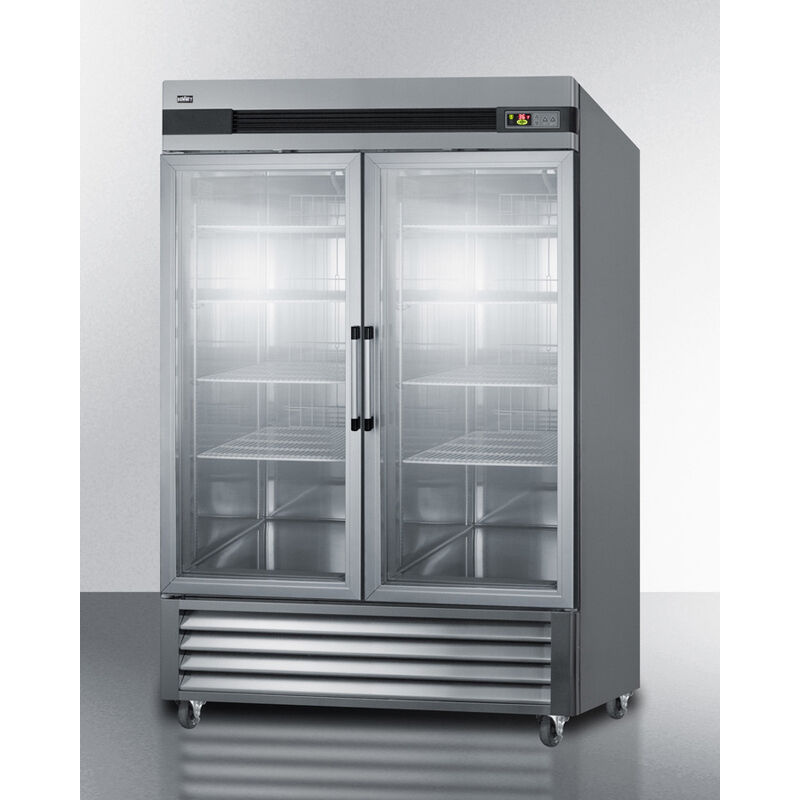 Summit 55 in. 49.0 cu. ft. Freezerless Refrigerator - Stainless Steel, , hires