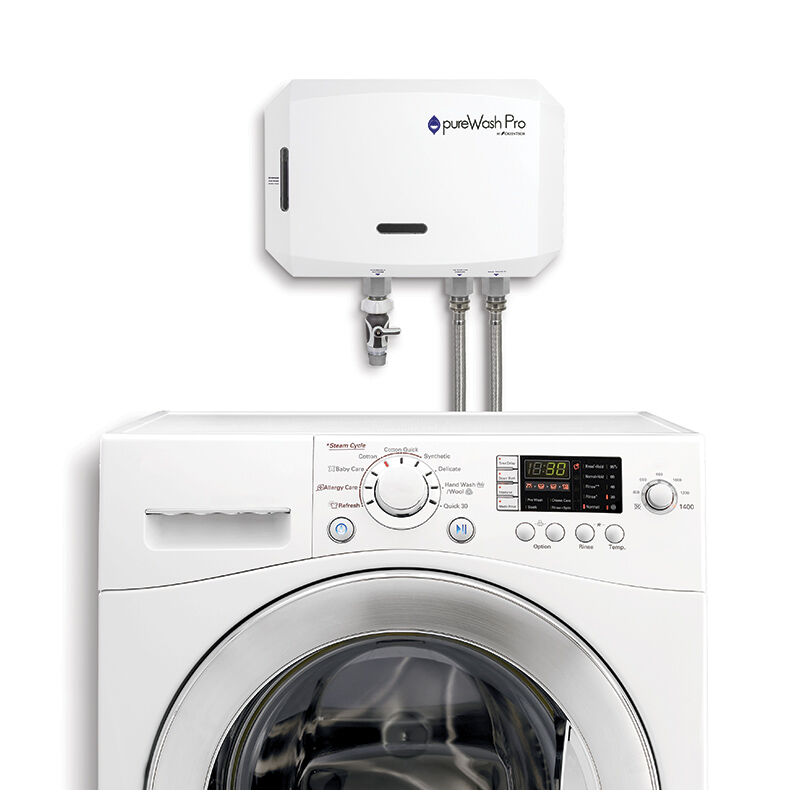 PureWash Pro X2 Sanitizing Detergent-Less Home Laundry System, , hires