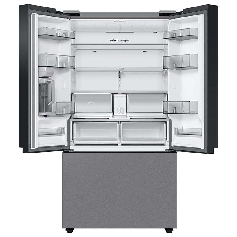 Samsung Bespoke 36 in. 30.1 cu. ft. Smart French Door Refrigerator with Internal Water AutoFill Pitcher - Stainless Steel, Stainless Steel, hires