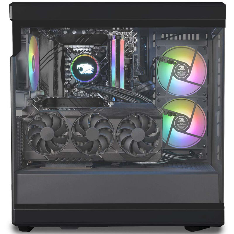 iBUYPOWER Gaming PC Computer Desktop Y40311A-AMD Ryzen 7 7700x 4.5 GHz (5.4 GHz Max Turbo), Geforce RTX 4070 Ti 12GB, 32GB 5200 MHz DDR5 RAM, 1TBNVMe+1TBHDD, Windows 11 Home 64-bit, , hires
