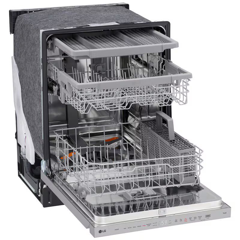 LG 24 in. Top Control Smart Dishwasher with 46 dBa Sound Level
