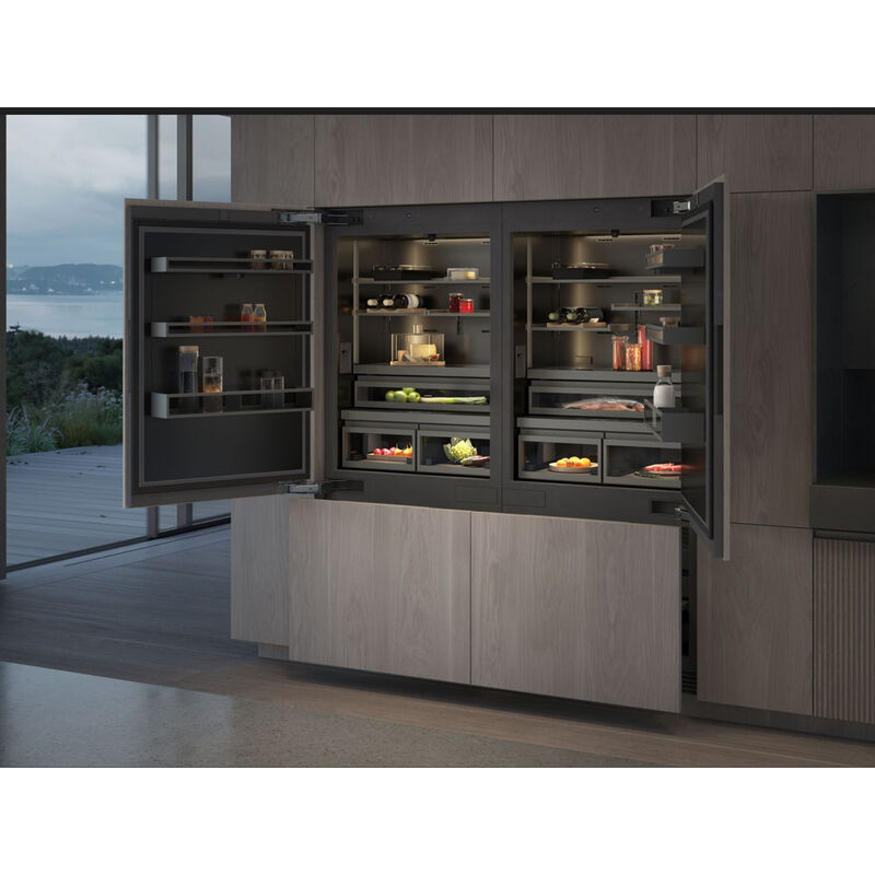 Gaggenau Vario 400 Series 36 in. 20.2 cu. ft. Built-In Smart Counter Depth Bottom Freezer Refrigerator with Internal Water Dispenser - Custom Panel Ready, , hires