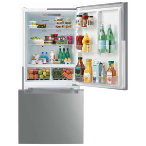 Frigidaire 30 in. 18.7 cu. ft. Garage-Ready Bottom Freezer Refrigerator - Stainless Steel, Stainless Steel, hires