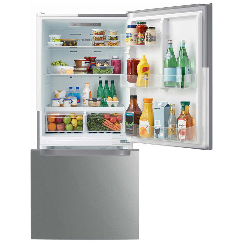 Frigidaire 30 in. 18.7 cu. ft. Garage-Ready Bottom Freezer Refrigerator - Stainless Steel, Stainless Steel, hires