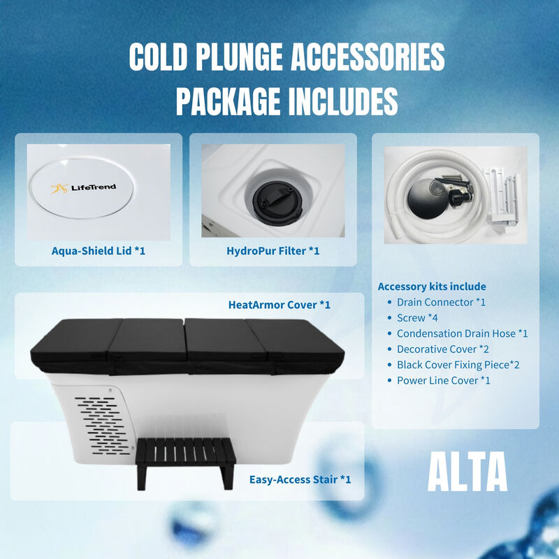 EZLIFE Lifetrend Alta 2 in 1 Hot & Cold Plunge, , hires
