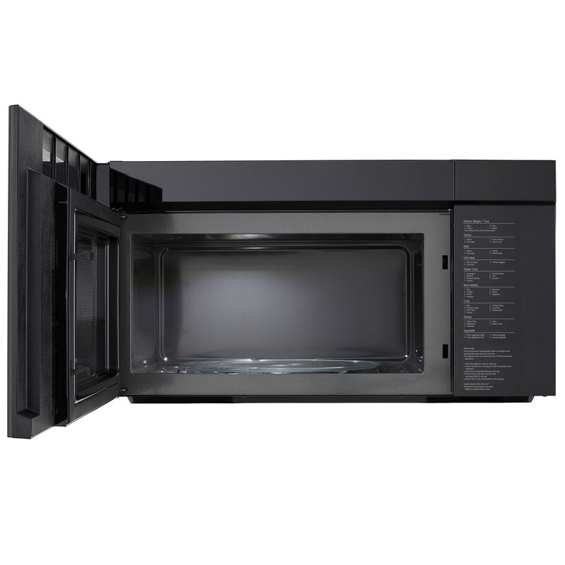 LG 30 in. 2.0 cu. ft. 1050W Smart Over-the-Range Microwave with 400 CFM & Sensor Cooking - PrintProof Black Stainless Steel, PrintProof Black Stainless Steel, hires