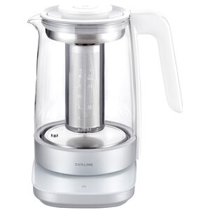 Zwilling Enfinigy 1.7-Liter Glass Electric Kettle - Silver, , hires