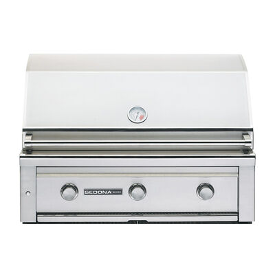 Sedona by Lynx 36 in. 3-Burner Built-In Natural Gas Grill with Sear Burner - Stainless Steel | L600PSNG