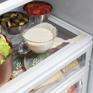 Cafe 42 in. 25.1 cu. ft. Built-In Smart Counter Depth Side by Side Refrigerator with Ice Maker - Stainless Steel, , hires