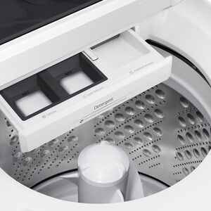 LG 27 in. 4.8 cu. ft. Smart Top Load Washer with 4-Way Agitator, EasyUnload & AI Sensing - Alpine White, Alpine White, hires