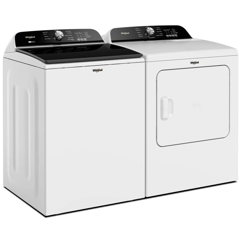 Whirlpool 27 in. 5.3 cu. ft. Top Load Washer with 2-in-1 Removable Agitator - White, White, hires