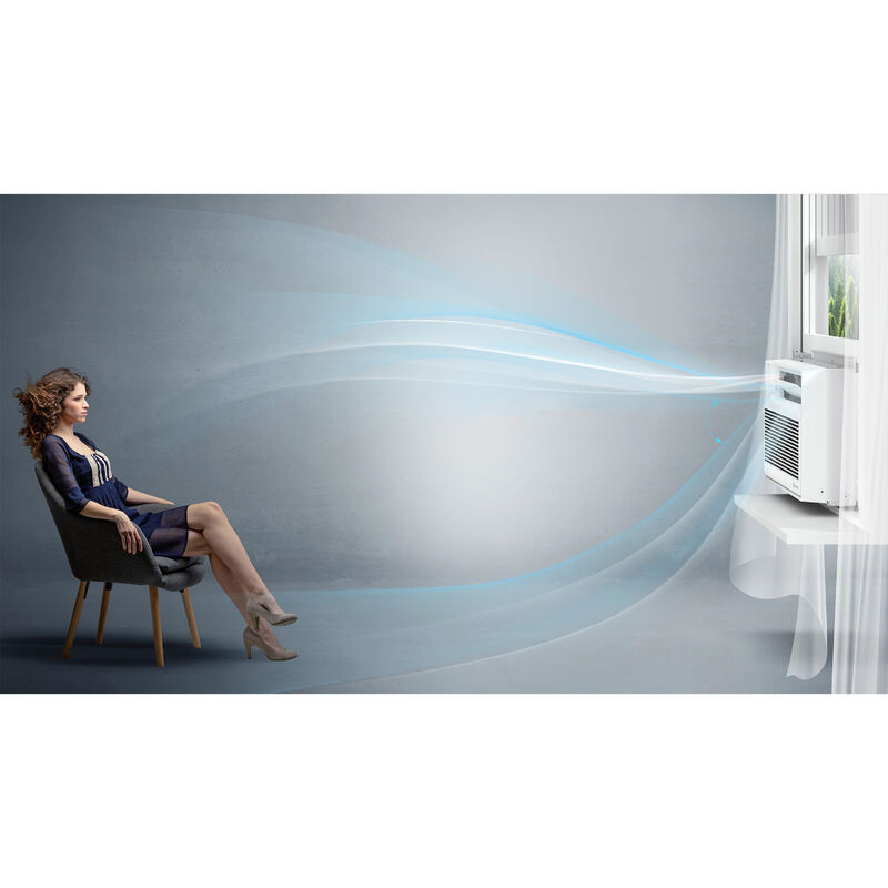 Friedrich Chill Premier Series 8,000 BTU Smart Energy Star Window Air Conditioner with Inverter, 3 Fan Speeds, Sleep Mode & Remote Control - White, , hires