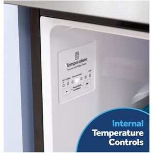 GE 30 in. 21.0 cu. ft. Garage-Ready Top Freezer Refrigerator - Fingerprint Resistant Stainless, Fingerprint Resistant Stainless, hires