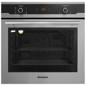 Blomberg 24 in. 2.5 cu. ft. Electric Single Wall Oven with True European Convection - Stainless Steel, , hires