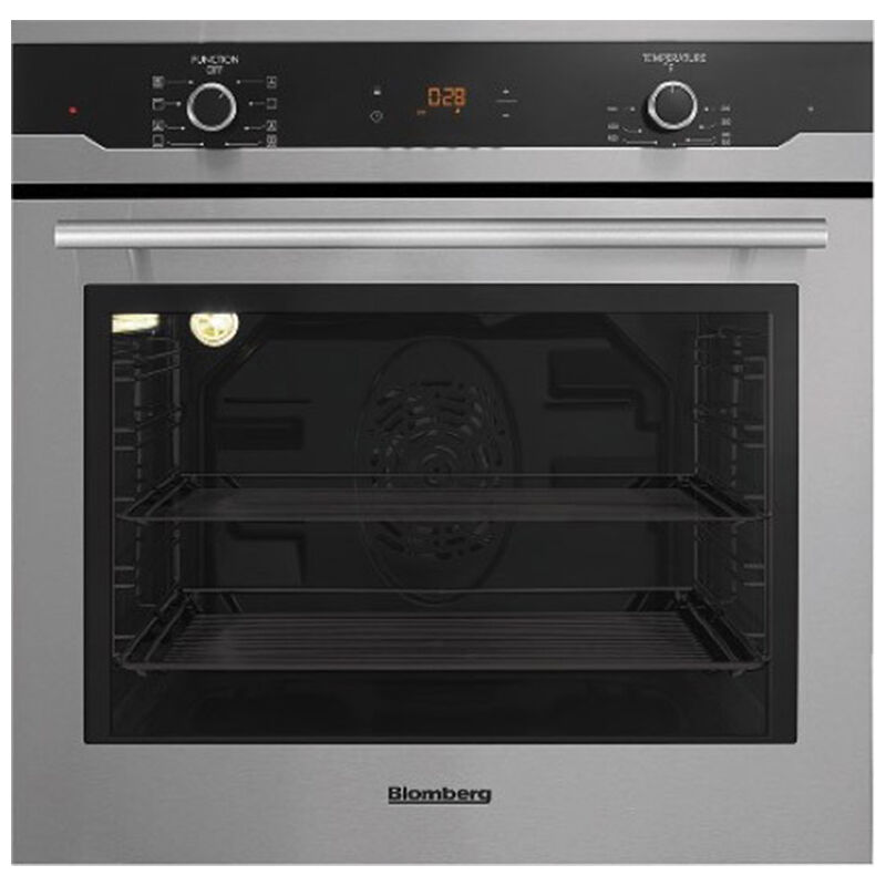 Blomberg 24 in. 2.5 cu. ft. Electric Single Wall Oven with True European Convection - Stainless Steel, , hires