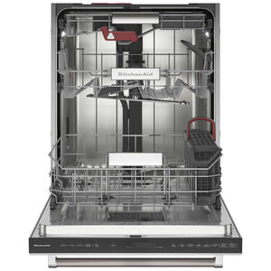 KitchenAid 24 in. Top Control Dishwasher with 39 dBa Sound Level & 3rd-Rack - Stainless Steel with PrintShield Finish, Stainless Steel with PrintShield Finish, hires