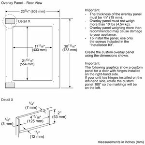 Thermador Freedom Collection 24 in. Undercounter Wine Cooler with Wood Racks, Dual Temperature Zones & 41 Bottle Capacity - Custom Panel Ready, , hires