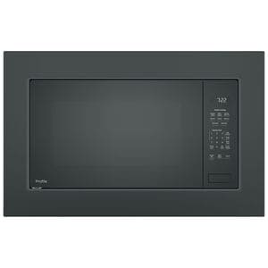 GE 30 in. Built-In Trim Kit for Over the Range Microwaves - Black, , hires