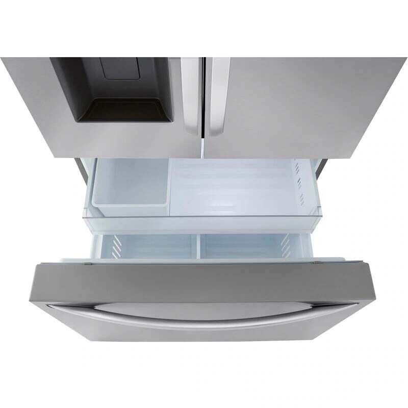 LG 36 in. 30.7 cu. ft. Smart French Door Refrigerator with Ice & Water Dispenser - PrintProof Stainless Steel, , hires