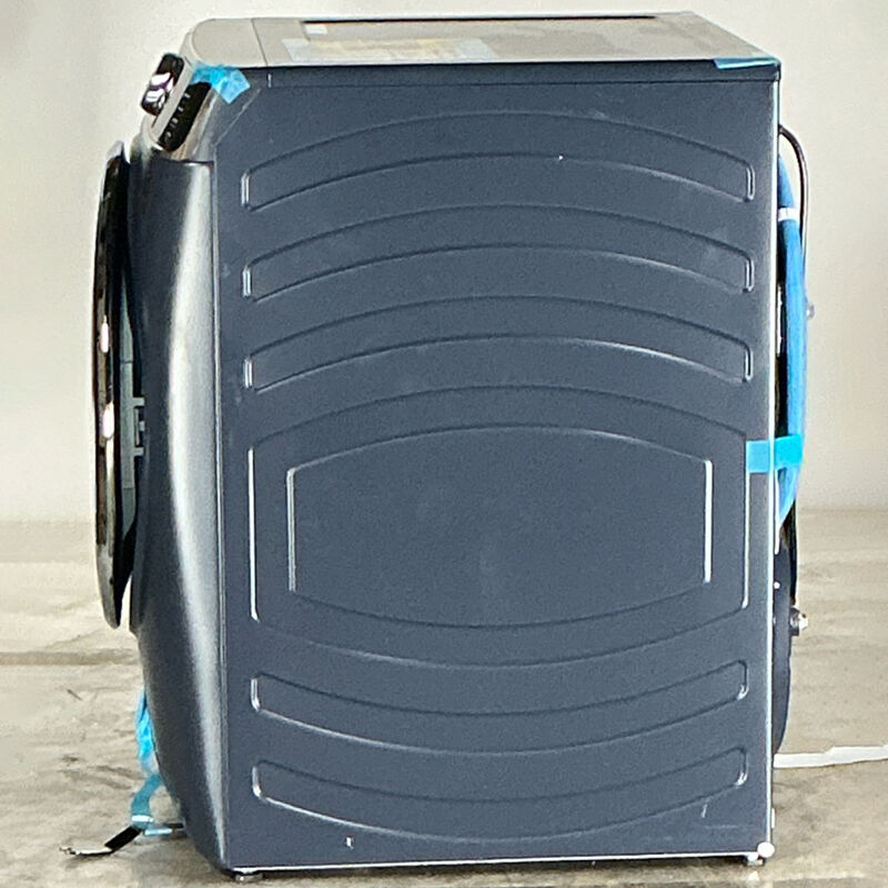 GE Profile 28 in. 5.3 cu. ft. Smart Stackable Front Load Energy Star Washer with UltraFresh Vent System+, Sanitize & Steam Cycle - Sapphire Blue (Open Box Excellent Condition), , hires