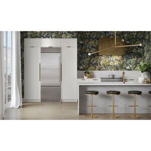 Sub-Zero Classic Series 30 in. Built-In 17.0 cu. ft. Left-Hinged Smart Counter Depth Bottom Freezer Refrigerator with Internal Water Dispenser & Professional Handles - Stainless Steel, , hires