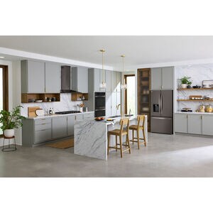 LG 30 in. 9.4 cu. ft. Smart Front Control Electric Double Wall Oven with Standard Convection - PrintProof Black Stainless Steel, , hires