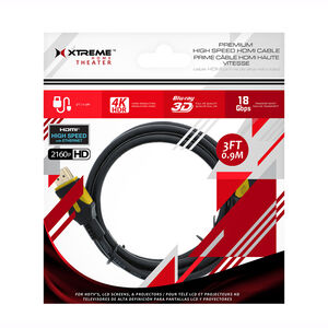 Xtreme High Speed 3 FT. HDMI Cable, , hires