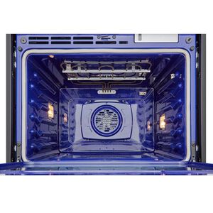 LG Studio 30 in. 4.7 cu. ft. Smart Steam Electric Single Wall Oven with True European Convection - Stainless Steel, , hires