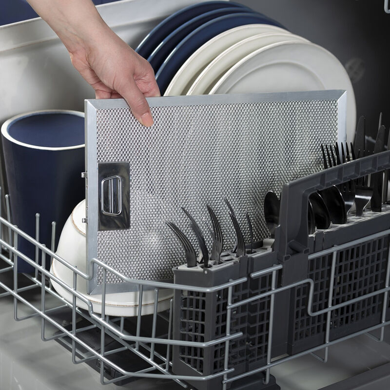 GE 30 in. Convertible Chimney Style Range Hood with 350 CFM, 4 Fan Speeds & 2 LED Lights - Stainless Steel, , hires