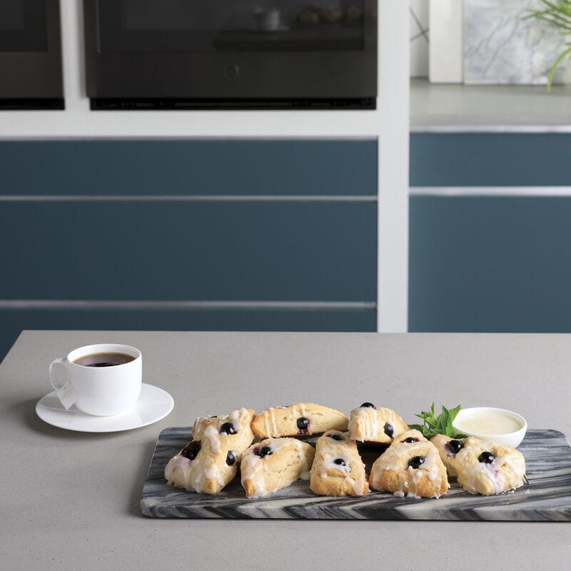 GE Profile 30 in. 10 cu. ft. Smart Top Control Electric Double Wall Oven with True European Convection - Stainless Steel, Stainless Steel, hires