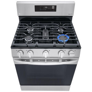 LG 30 in. 5.8 cu. ft. Smart Gas Range with 5 Sealed Burners - Stainless Steel, , hires