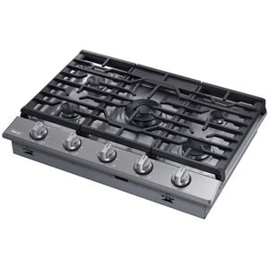 Dacor Transitional 30 in. 5-Burner Smart Natural Gas Cooktop with Griddle, Simmer Burner & Power Burner - Silver Stainless, , hires