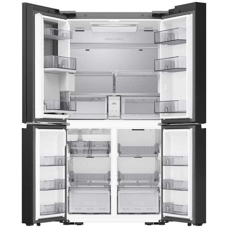 Samsung Bespoke 36 in. 23.5 cu. ft. Smart Counter Depth 4-Door French Door Refrigerator with AI Hybrid Cooling, Beverage Center & Internal Water Autofill Pitcher - Custom Panel Ready, , hires