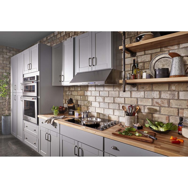 KitchenAid 30 in. 5-Burner Electric Cooktop with Simmer Burner & Power Burner - Black, , hires