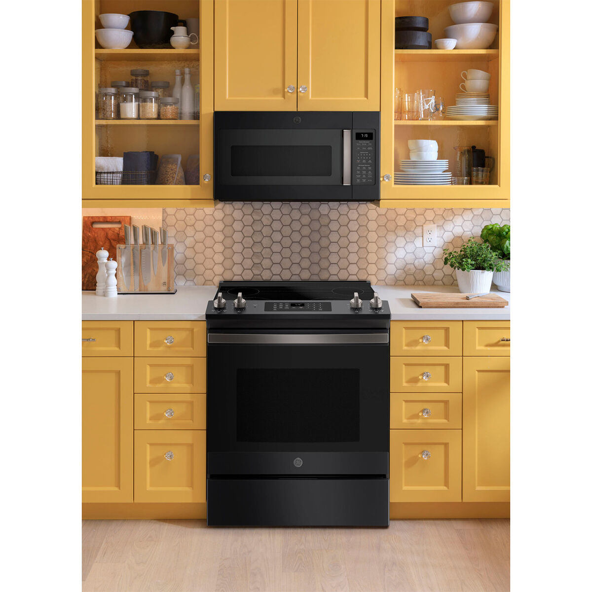 GE 30 in. 1.9 cu. ft. 1000W Over-the-Range Microwave with 400 CFM