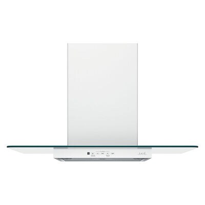 Cafe 30 in. Convertible Chimney Style Range Hood with 350 CFM, 4 Fan Speeds & 2 Halogen Lights - Matte White | CVW73014MWM