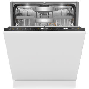 Miele 24 in. Top Control Smart Dishwasher with 39 dBa Sound Level & 3rd-Rack - Custom Panel Ready, , hires