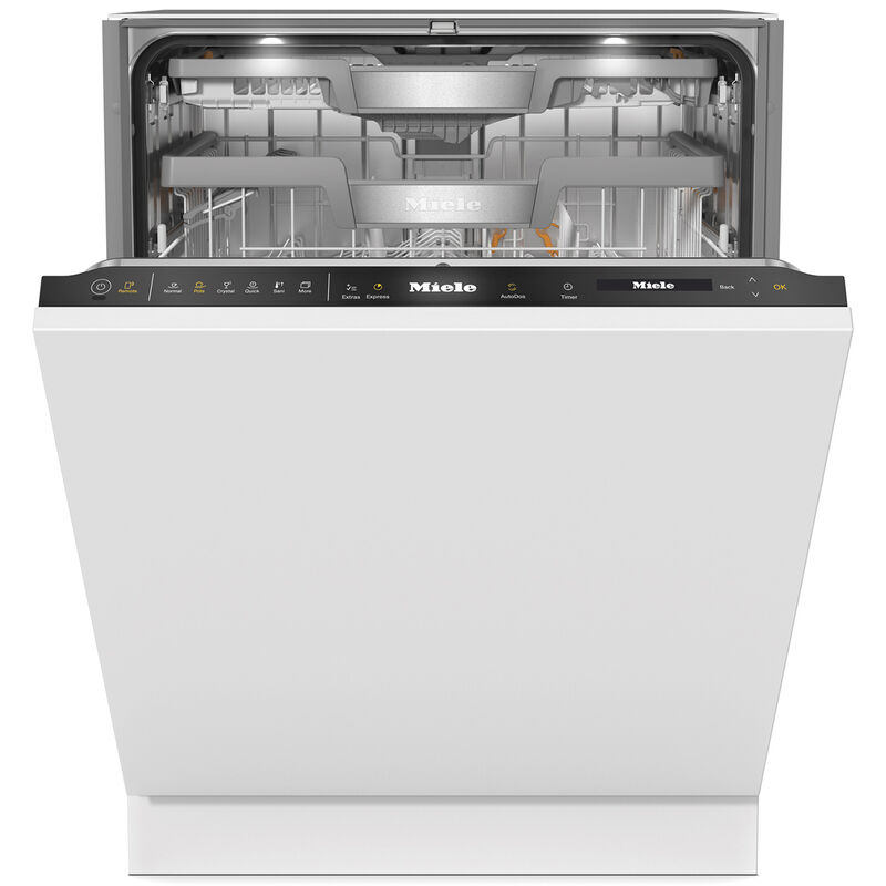 Miele 24 in. Top Control Smart Dishwasher with 39 dBa Sound Level & 3rd-Rack - Custom Panel Ready, , hires