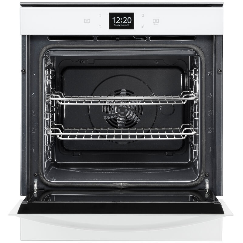 Whirlpool 24 in. 2.9 cu. ft. Smart Electric Single Wall Oven with True European Convection - White, , hires