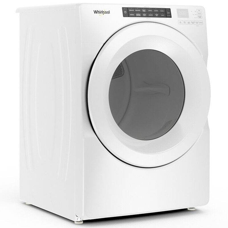 Whirlpool 27 in. 7.4 cu. ft. Electric Dryer with 36 Dryer Programs, 5 Dry Options, Sanitize Cycle & Sensor Dry - White, , hires