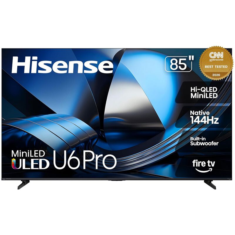 Hisense - 85" Class U6 Pro Series ULED Mini-LED 4K UHD Smart Fire TV, , hires