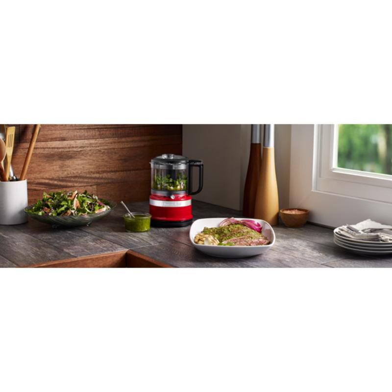 KitchenAid 3.5-Cup Mini Food Processor - Red | P.C. Richard & Son